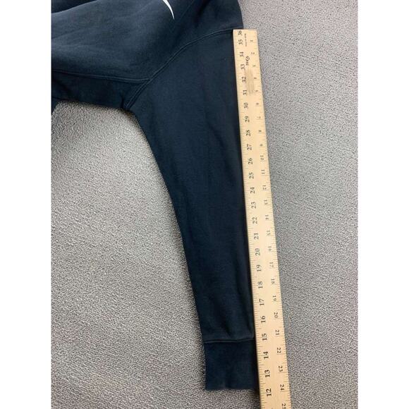 NIKE AIR Swoosh Black Men M JUST DO IT Side Arm Logo Pullover Hoodie Sweatshirt - Picture 6 of 7